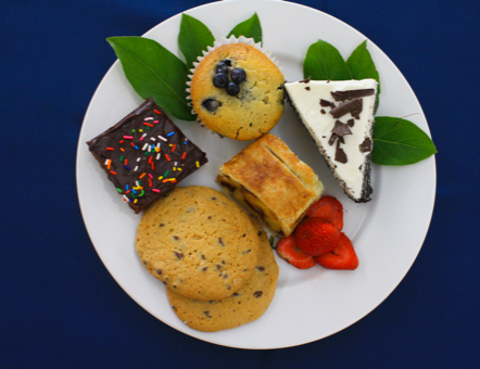 plate of food prepared